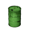 Green Metal Barrel