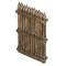 Muro difensivo in legno
