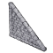 Dreieckige Steinwand