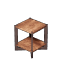 Боковой столик из железного дерева
